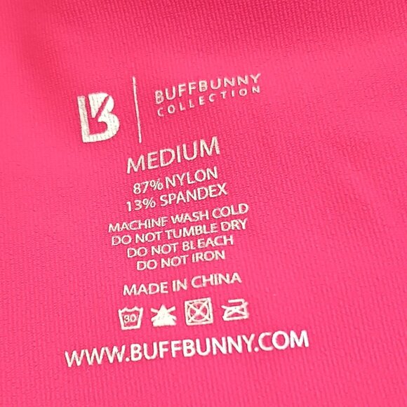BuffBunny Collection Hot Pink High-Waist Athletic, Active Wear Joggers - Size M - Picture 14 of 15